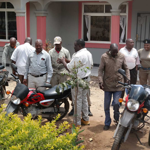 Motorbikes have helped clamp down on donkey thefts. Credit: ASPA.