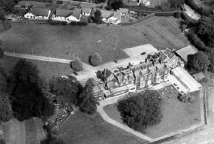 Salston Hotel aerial shot