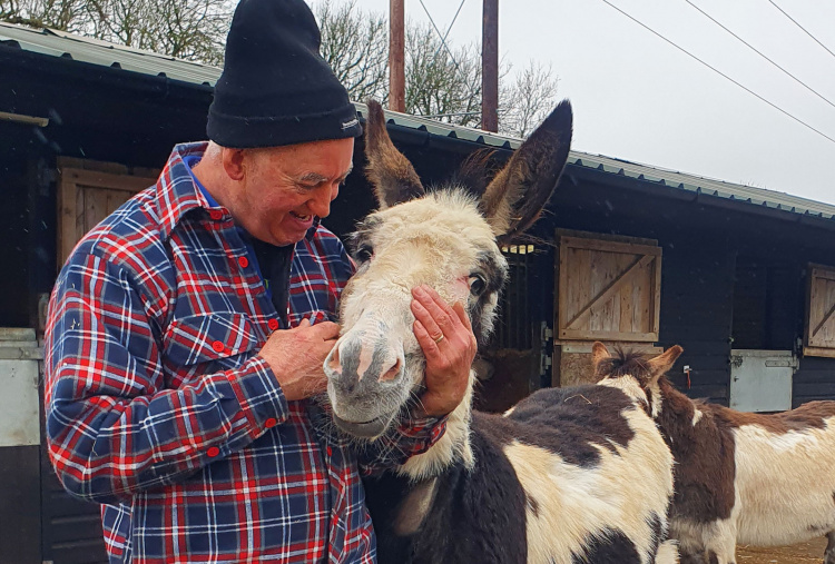 Paddy with new Guardian.