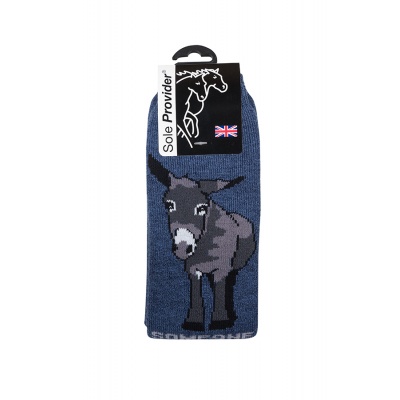 Riding or welly boot donkey socks - small size