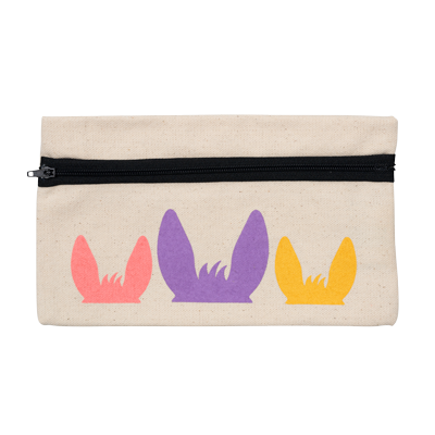 Organic Cotton Pencil Case