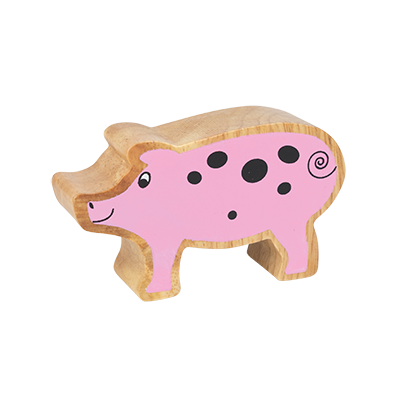 Wooden Animals - Piglet