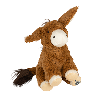 D22044 Sitting Donkey - brown