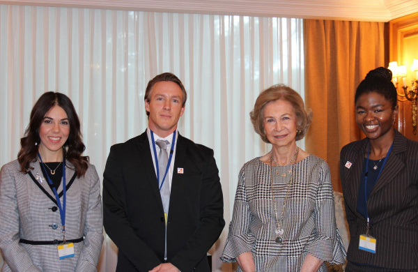 Queen Sofia meets The Donkey Sanctuary and Brooke representatives