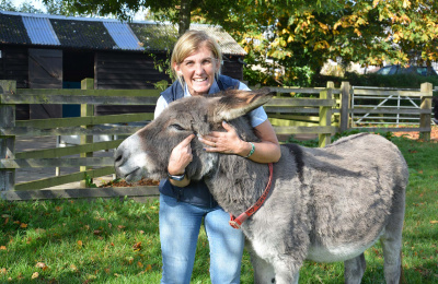 Maxine Carter with Hardy