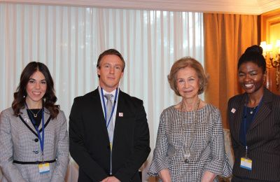 Queen Sofia meets The Donkey Sanctuary and Brooke representatives