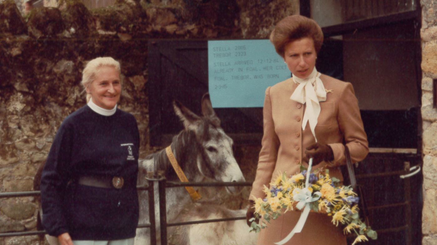 Dr Svendsen with the Princess Royal